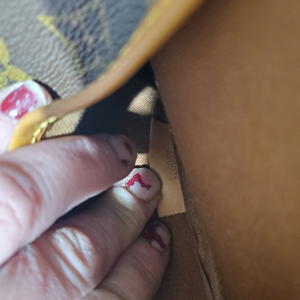 Louis Vuitton Tan And Brown Monogram Bag